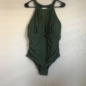 Tempt me | high neck mesh one piece | XL | NWT